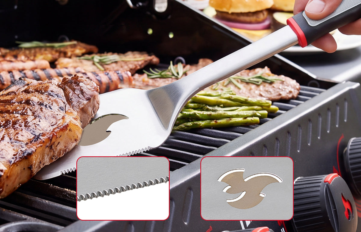 3-Piece BBQ Grill Tool Set