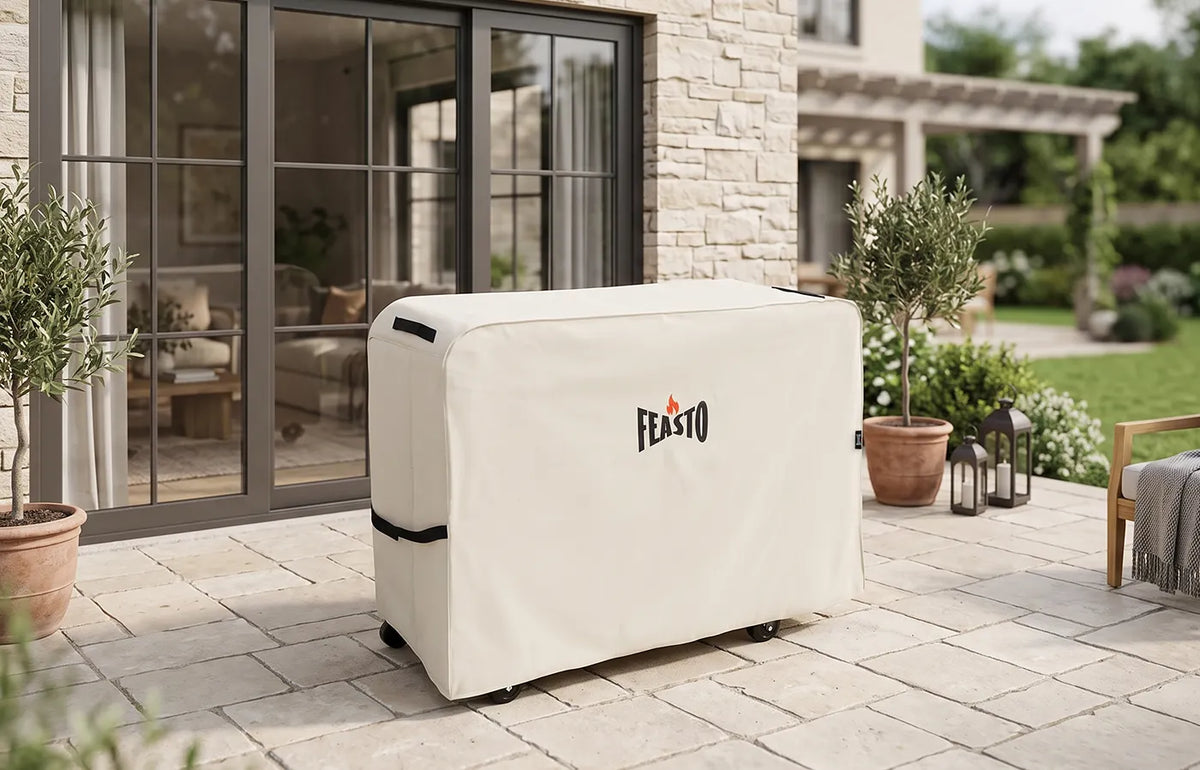 34-Inch Outdoor Grill Cart Cover with Adjustable Velcro Strap