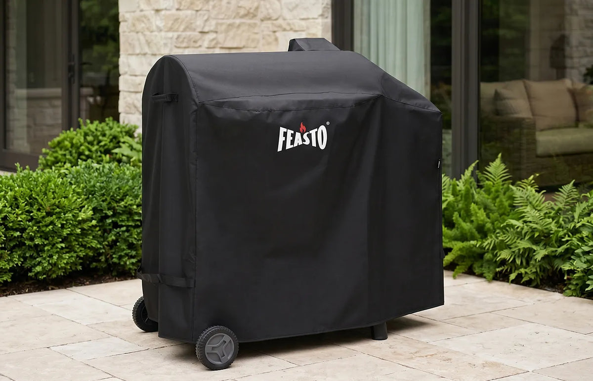 44-Inch Outdoor Charcoal Grill Cover with Adjustable Velcro Strap