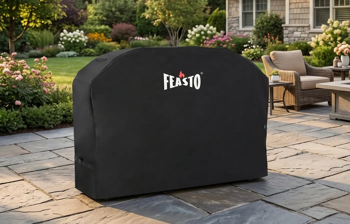 55-Inch Outdoor Grill Cover with Adjustable Velcro Strap