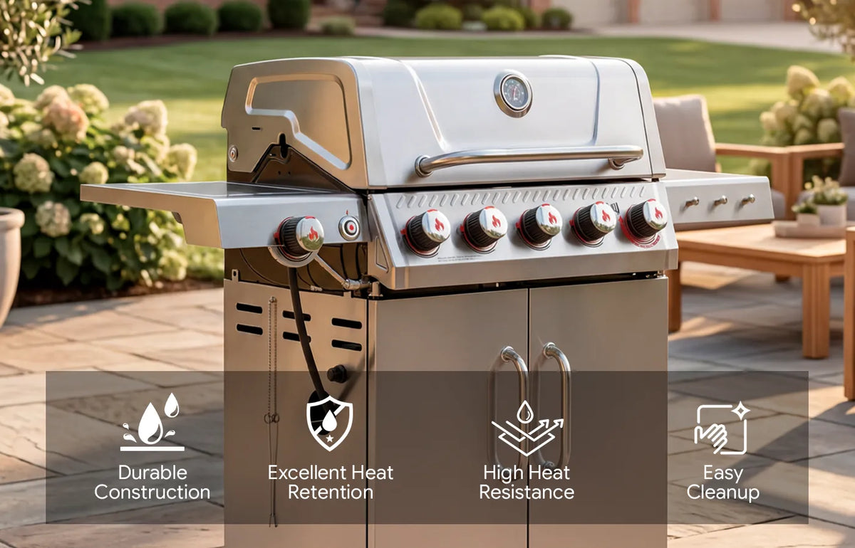 RELIABLE HIGH-HEAT GRILLING