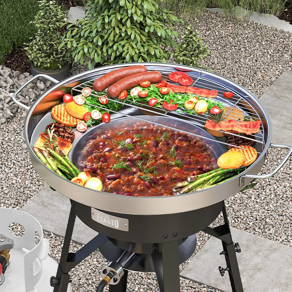 Outdoor Cooking（fryer seafood boiling concave comal ）