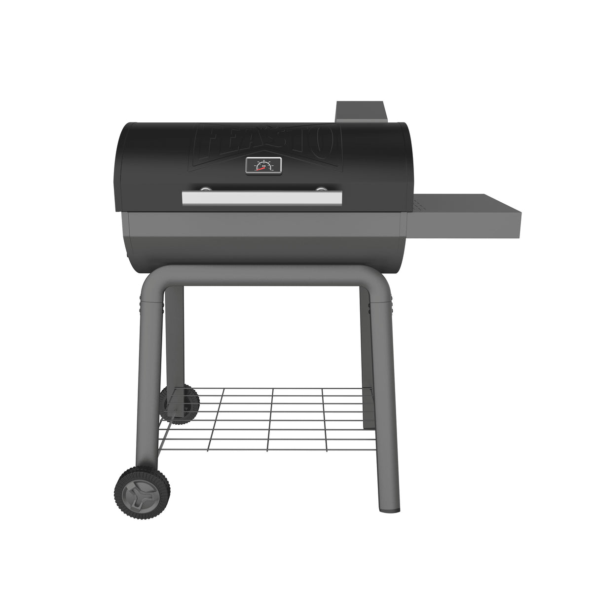 Charcoal Grill with Side Table