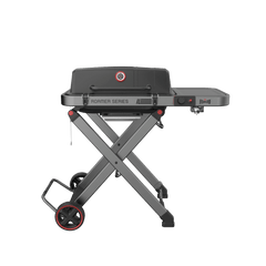 Portable Gas Grill with Foldable Cart