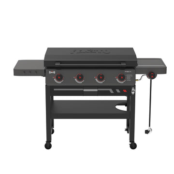 4-Burner Gas Griddle with Pre-Seasoned Cooktop & Lid