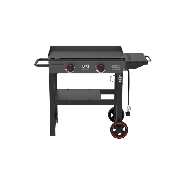 2-Burner Gas Griddle with Side Shelf