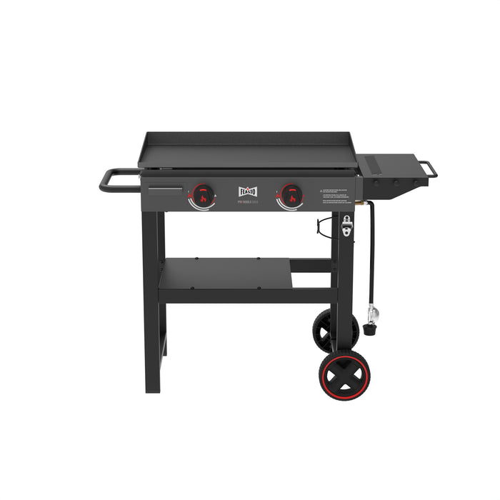 2-Burner Gas Griddle with Side Shelf