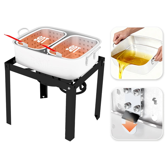 18 Qt Fish Fryer with Baskets