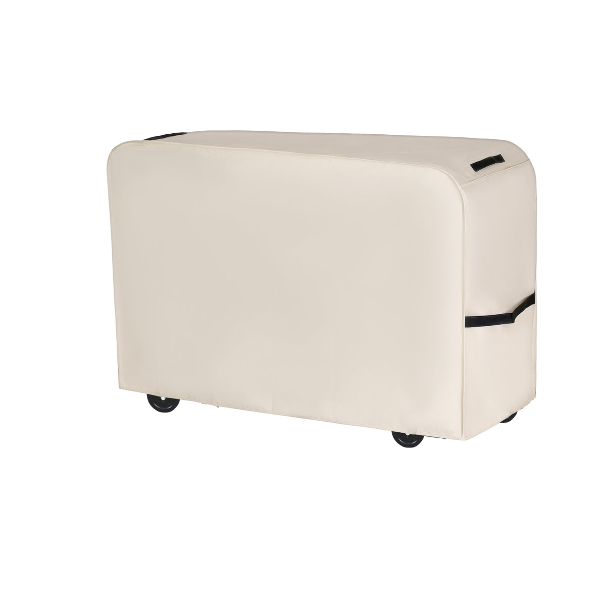 FEASTO Premium Waterproof Dining Cart Cover, Beige (34.3" x 16.5" x 31")