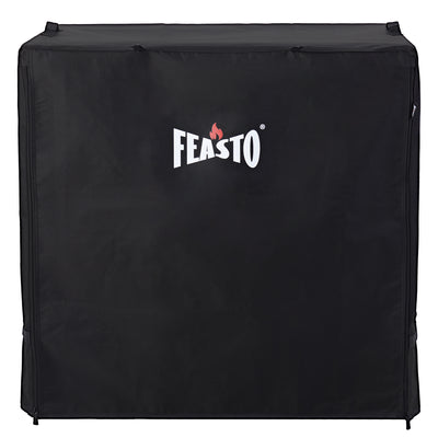36-Inch Outdoor Prep Table Cover with Roll-Up Zippered Door