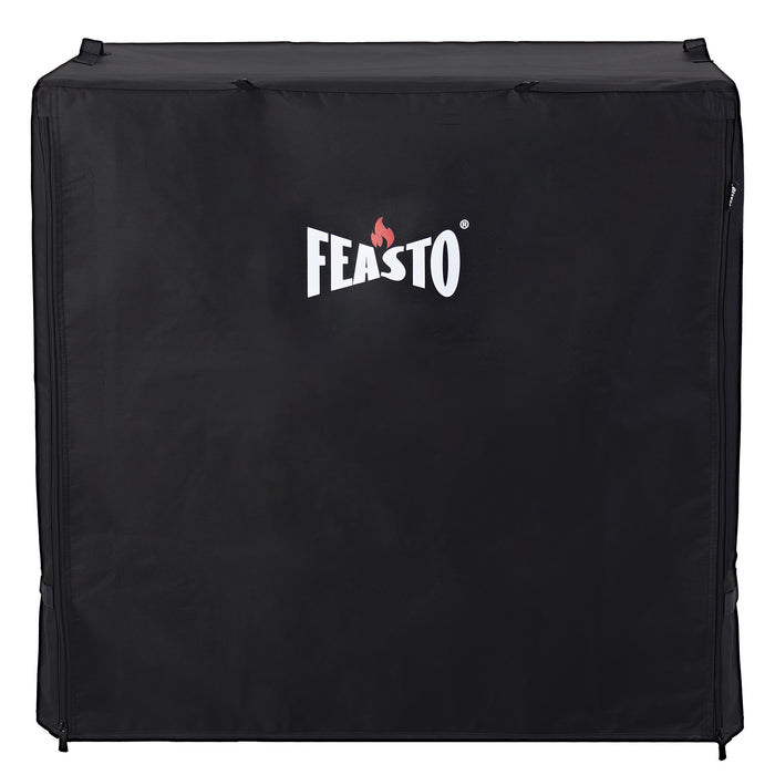 36-Inch Outdoor Prep Table Cover with Roll-Up Zippered Door