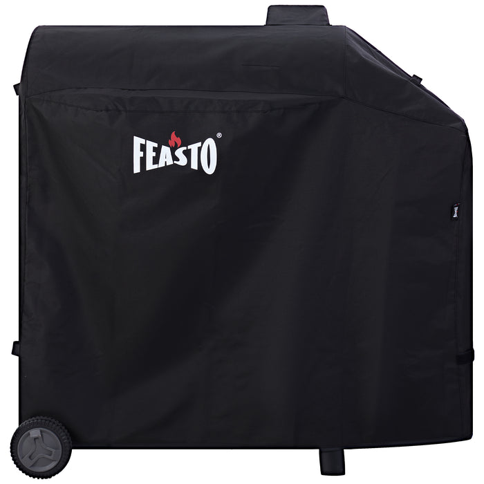 44-Inch Outdoor Charcoal Grill  Cover with Adjustable Velcro Strap