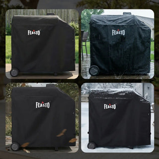 44-Inch Outdoor Charcoal Grill  Cover with Adjustable Velcro Strap