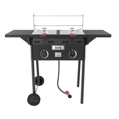 4-Gal Outdoor Deep Fryer  with Movable Cart