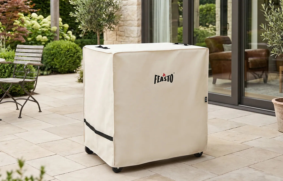 36-Inch Outdoor Prep Grill Cover with Adjustable Velcro Strap