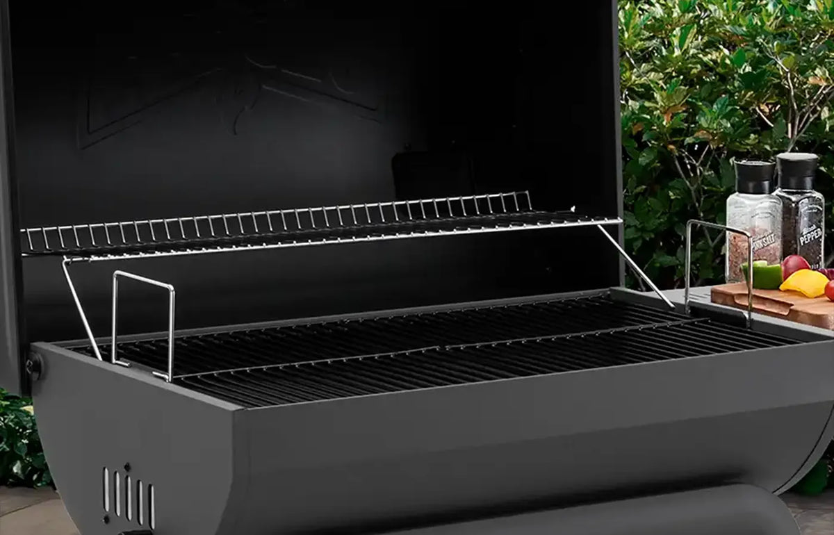 Charcoal Grill with Side Table
