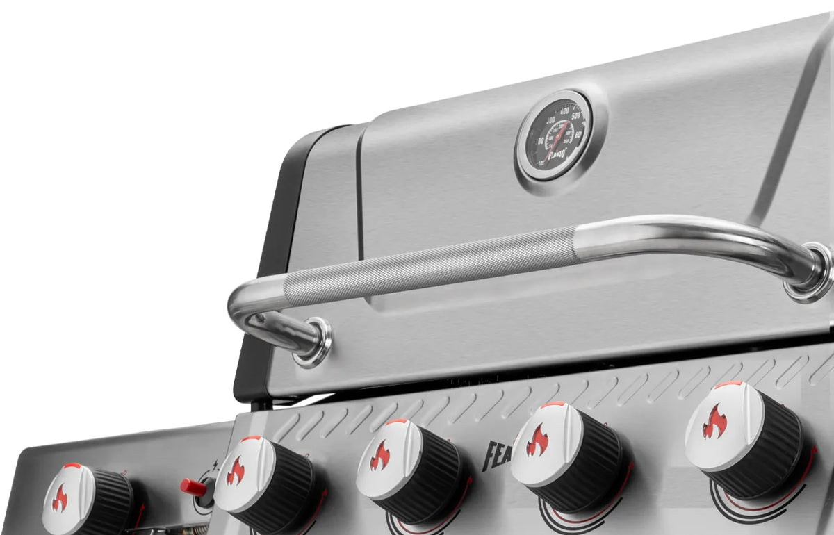 4-Burner Gas Grill with Side Burner