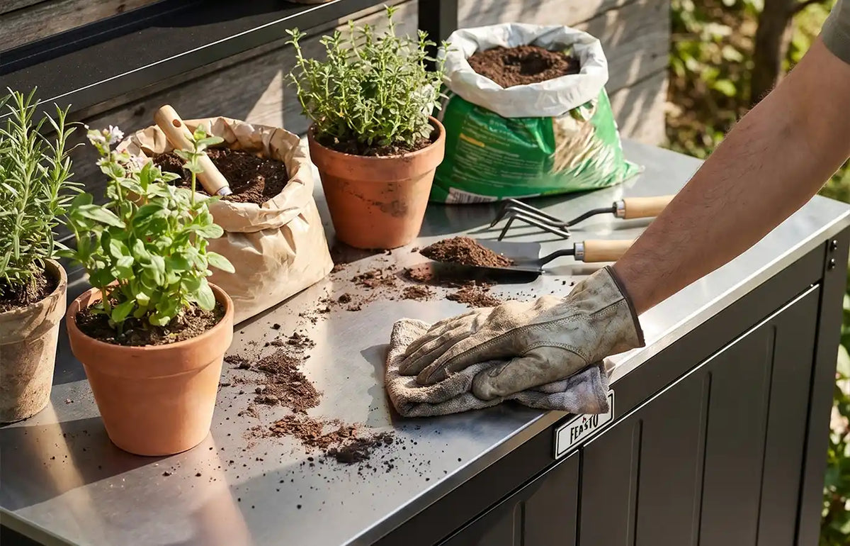  EASY-TO-CLEAN TABLETOP