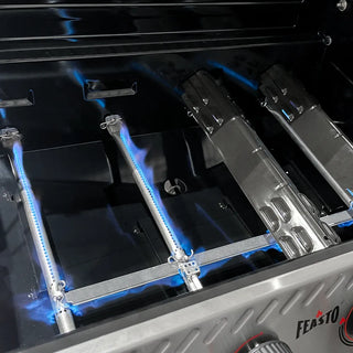 4-Burner Gas Grill with Side Burner