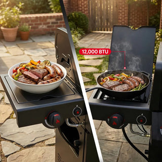 5-Burner Gas Grill with Sear Burner & Side Burner