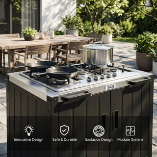 Outdoor 5-Burner Gas Stove