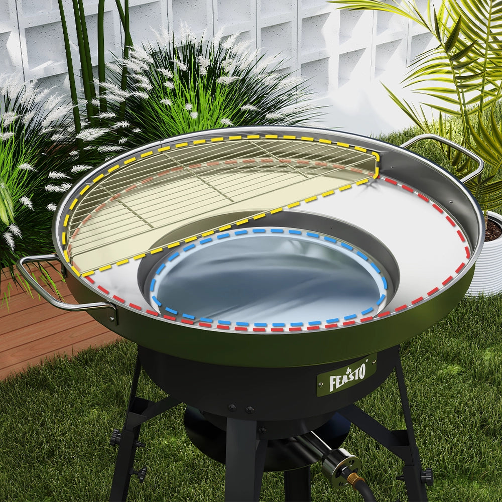 Stainless Steel Concave Comal Set